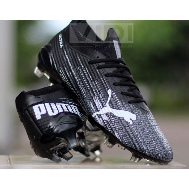PROMO MURAH!! Sepatu Bola Nike Phantom TERLARIS. COD GRATIS ONGKIR Sepatu Sepatu Bola Murah. Ultra Phantom Mercurial Tiempo Predator Accelerator Catalyst Best Seller.-Puma Ultra Hitam