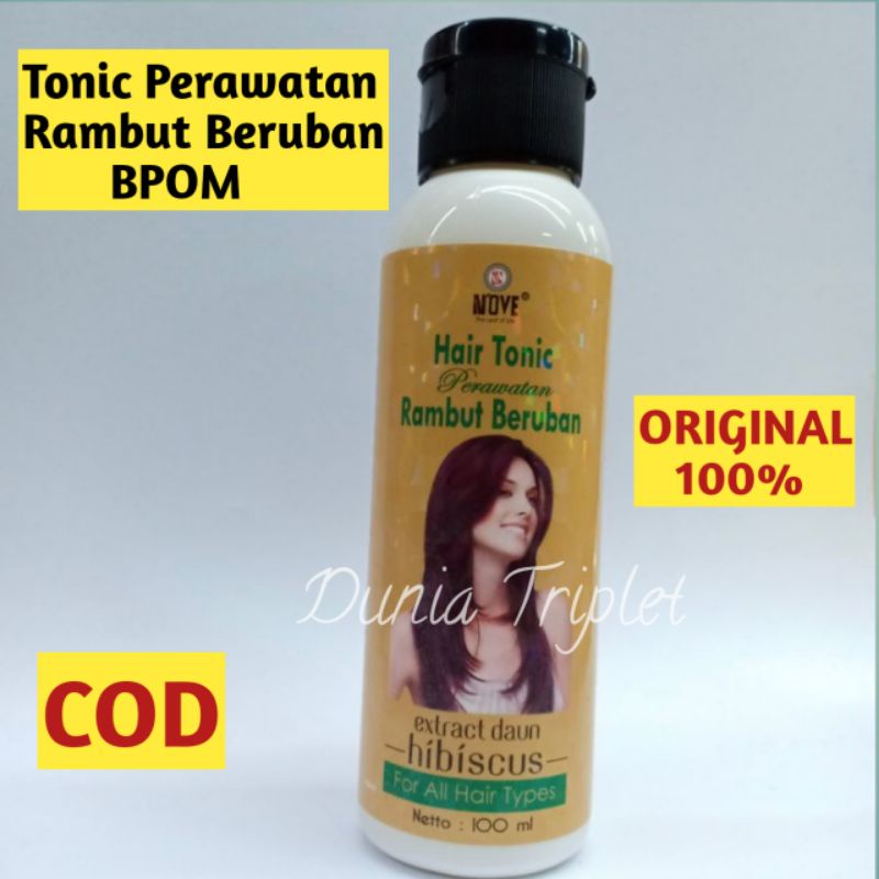 NOVE HAIR TONIC PERAWATAN RAMBUT UBAN 100ML - TONIC ANTI UBAN NOVE EKSTRAK DAUN HIBISCUS