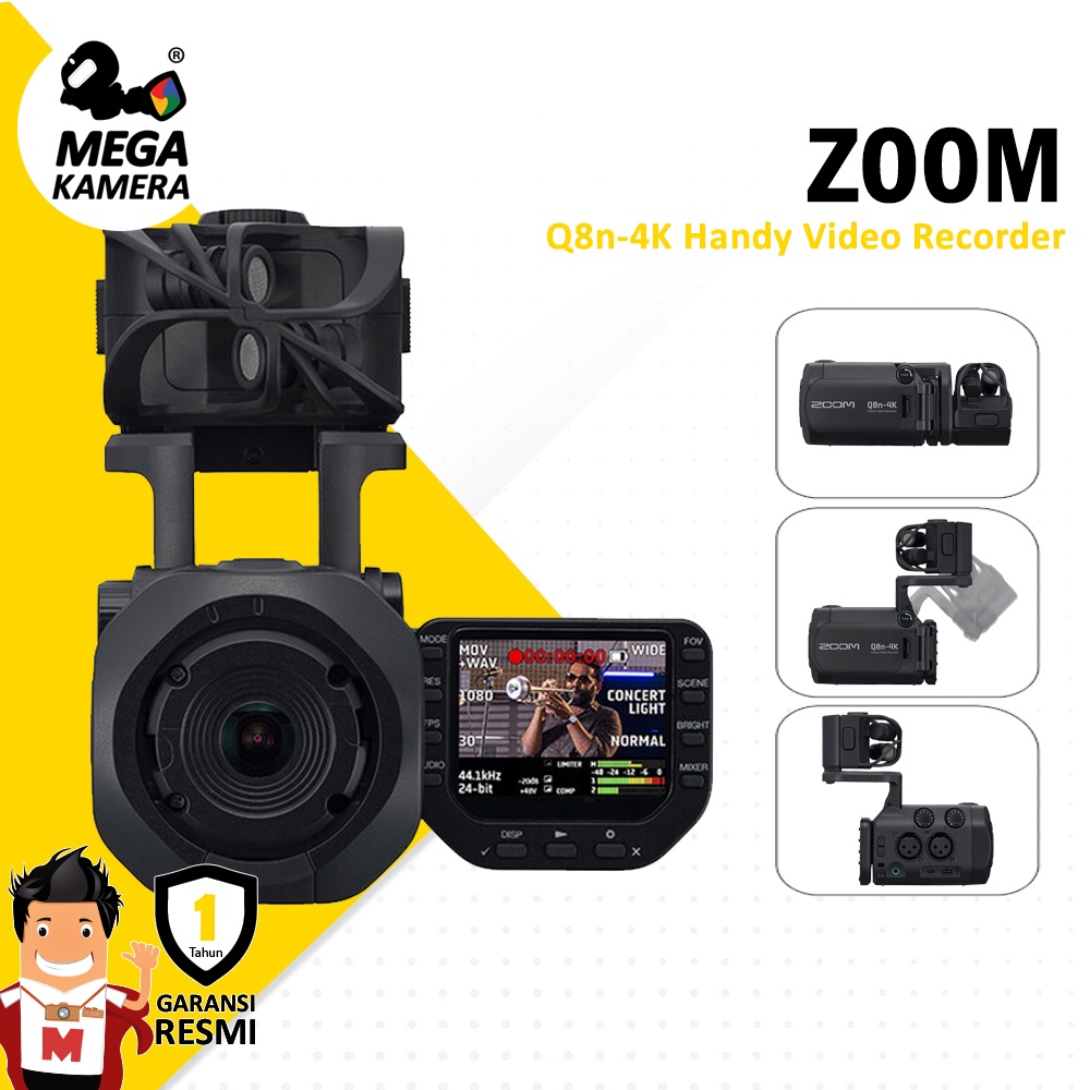 Zoom Q8n-4K Handy Video Recorder - Kamera Video Q8N 4k