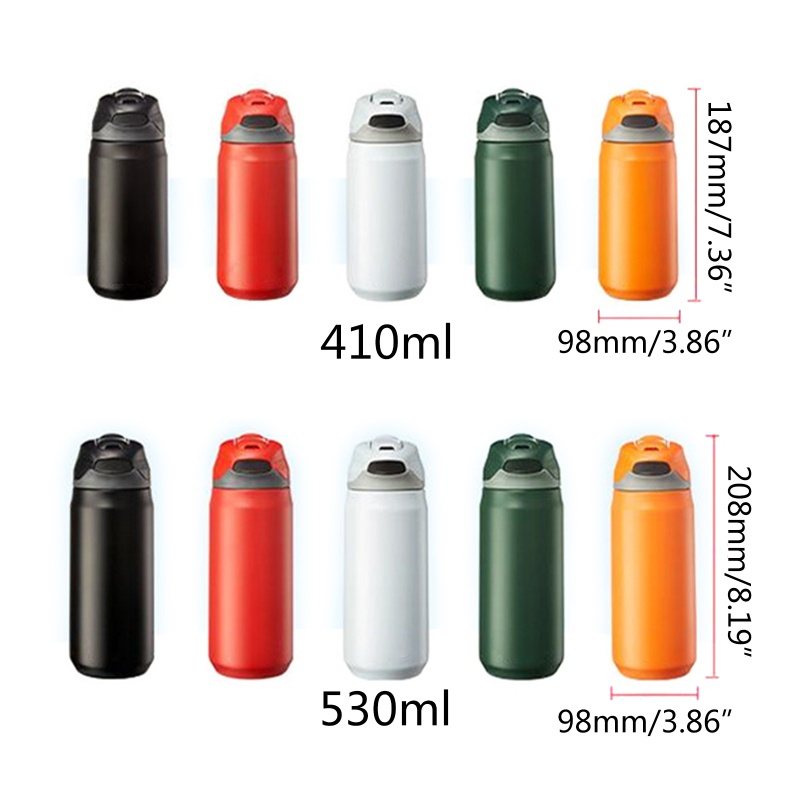 Botol Thermos Air Panas Bahan Stainless Steel 2 Ukuran