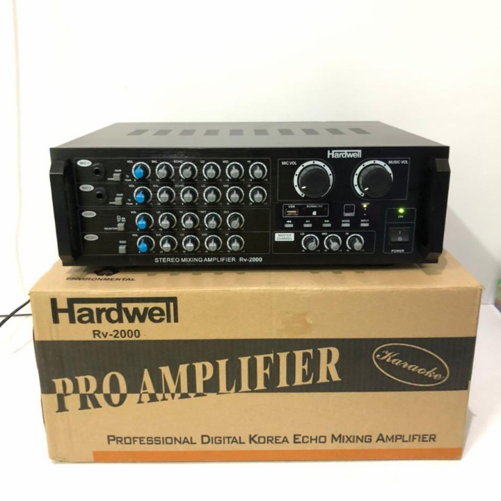 Ampli Karaoke HARDWELL RV 2000 / RV2000 / RV-2000 ORIGINAL 500 Watt