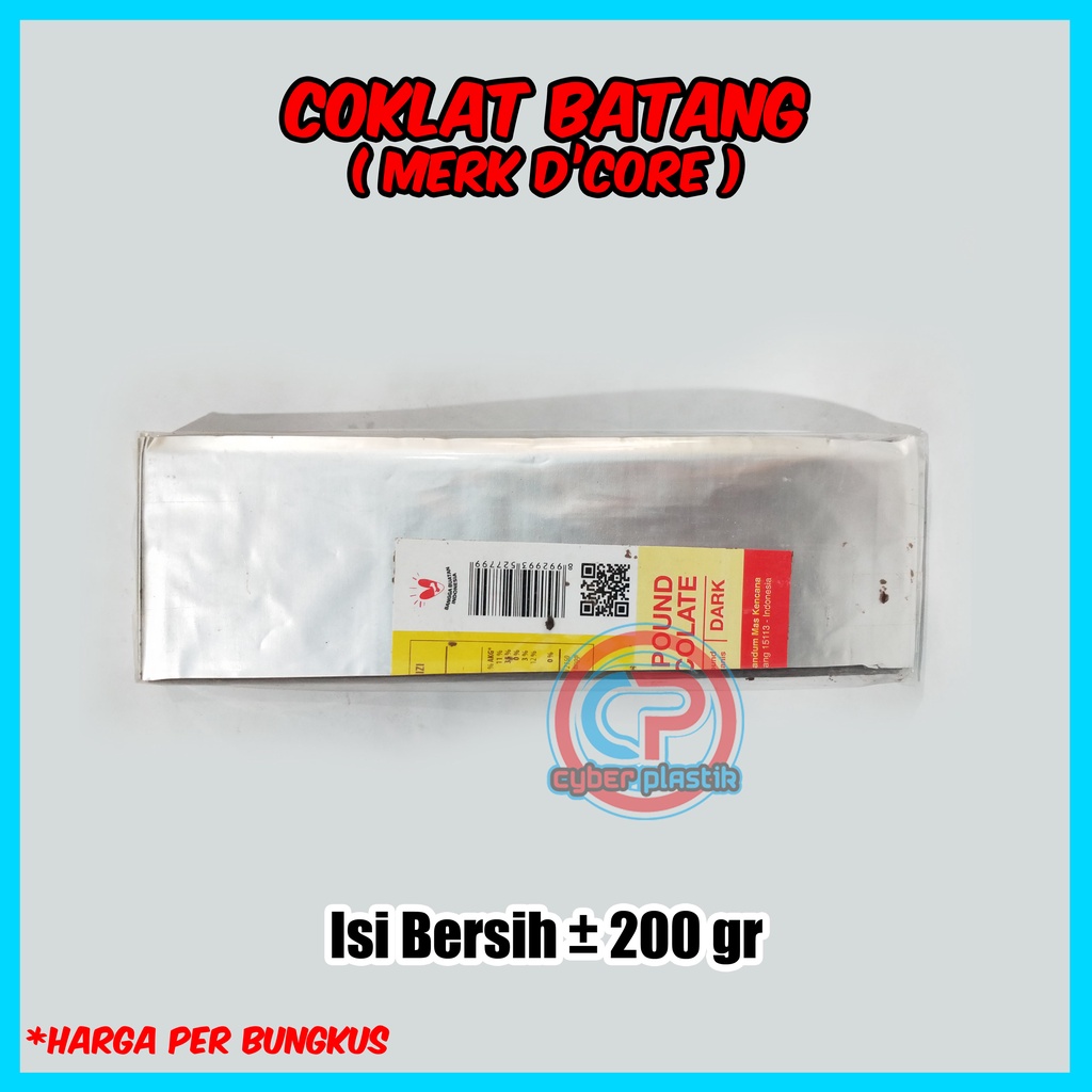 

Coklat Batang Biasa merk D'Core 200 gr