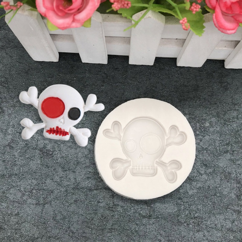 Siy Cetakan Resin Epoksi Bentuk Kepala Tengkorak Halloween Untuk Diy Craftdekorasi Rumah