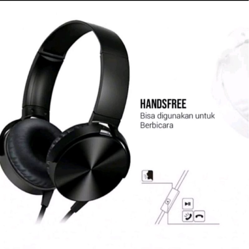 Headset Bando Branded Extra Bass