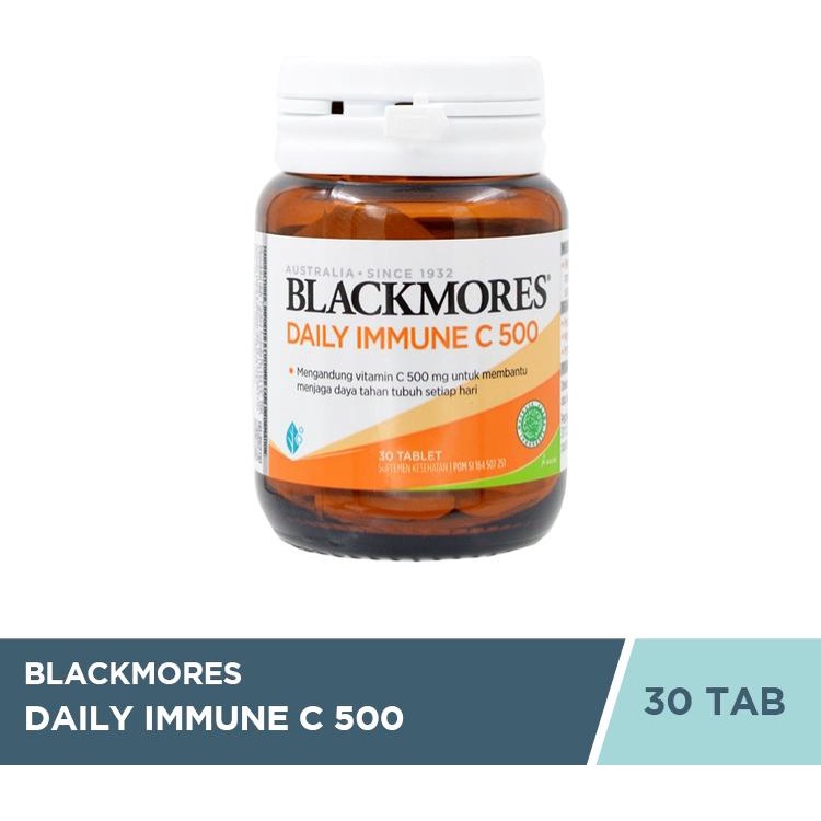 PROMO BLACKMORES DAILY IMMUNE C 500 30 Tablet Free Bioc C 1000 isi 30