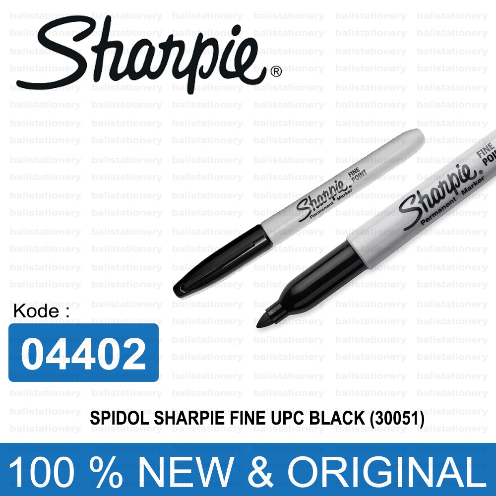 

Spidol Sharpie Fine Upc Black (30051)