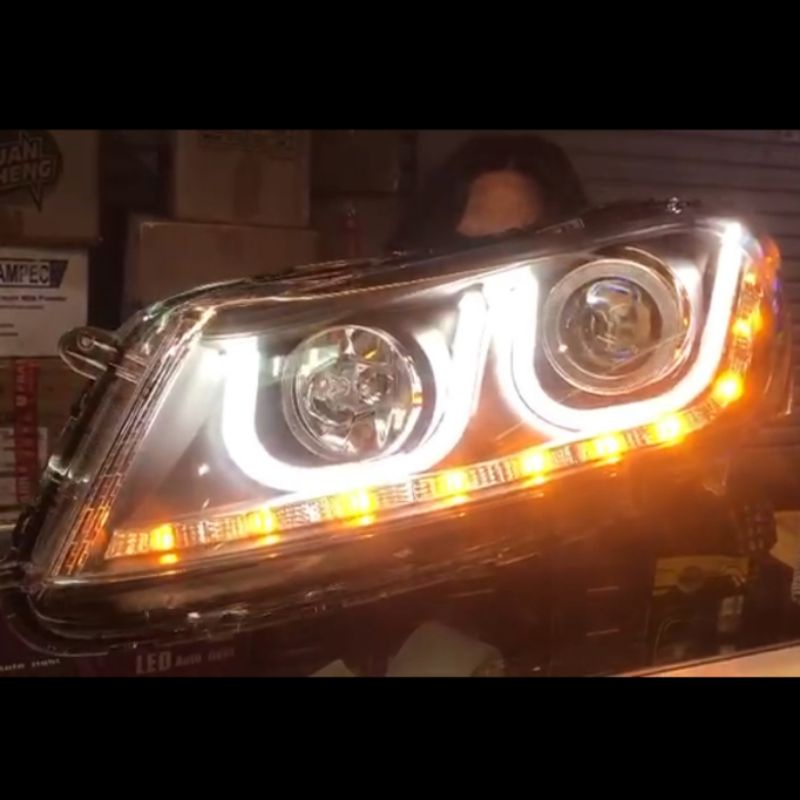 Head Lamp honda ACcord 2008-2013 2 ring projektor