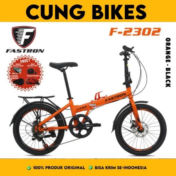SEPEDA LIPAT FASTRON 20&quot; F-2302,OPERAN GIGI DAN BONCENGAN/FASTRON LIPAT 20&quot;
