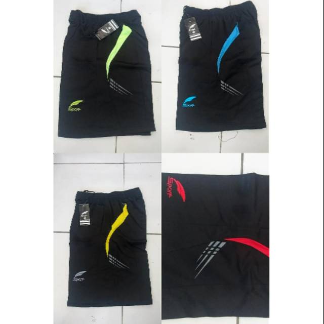  Celana  olahraga  label SPORT pendek  nyaman untuk  olah raga  