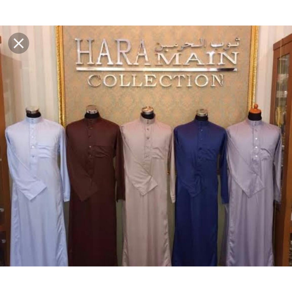 GAMIS AL HARAMAIN VIET IMPORT HAROMAIN IMPORT POLOS KANCING BIASA GOOD PACKING DEWASA Remaja. Thobe 