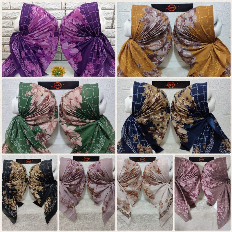 SEGI EMPAT MOTIF EMERALDA Hijabmuslimah