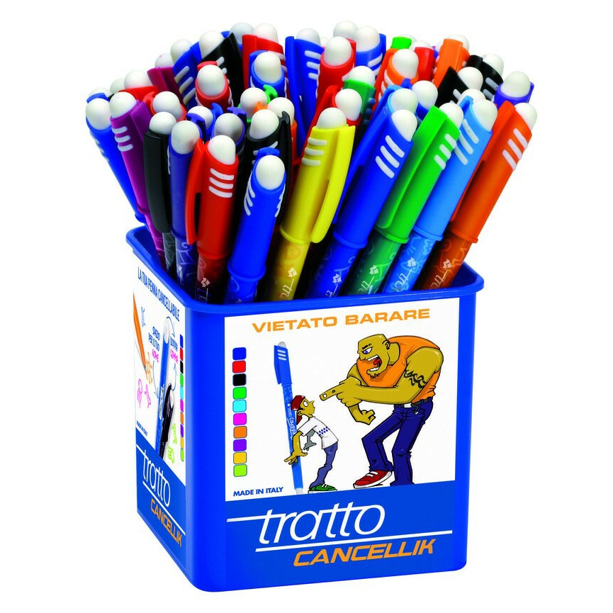 

Pulpen TRATTO CANCELLIK Blue Promo frixion Italian pen
