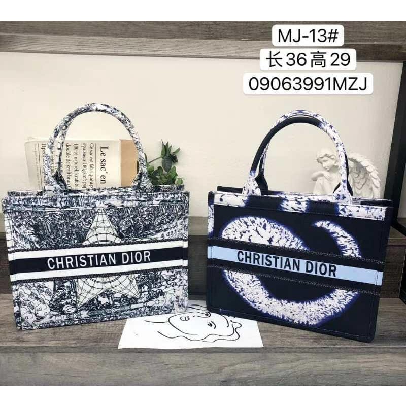 TAS TOTE WANITA CANVAS CDIOOR