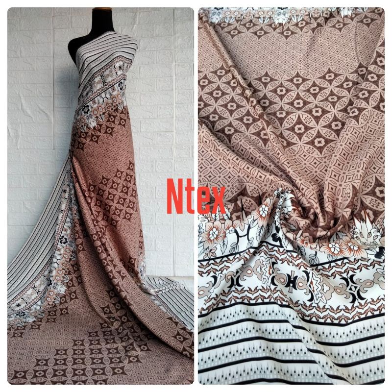 Kain Dr Silk Original Motif Elena harga setengah meter