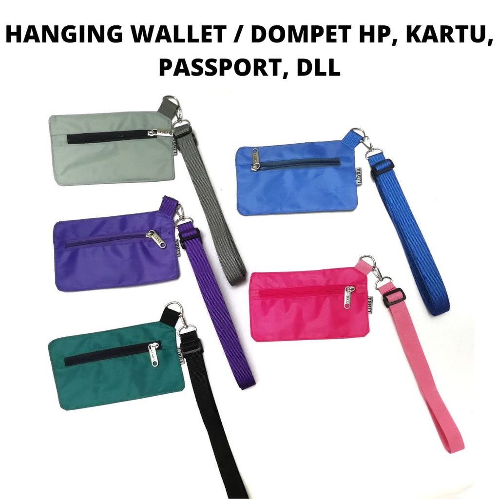 Tas Dompet Hp, Passport / Hanging Wallet Gantung Sako LIBRA, Pria / Wanita, Smartphone, Kartu Murah