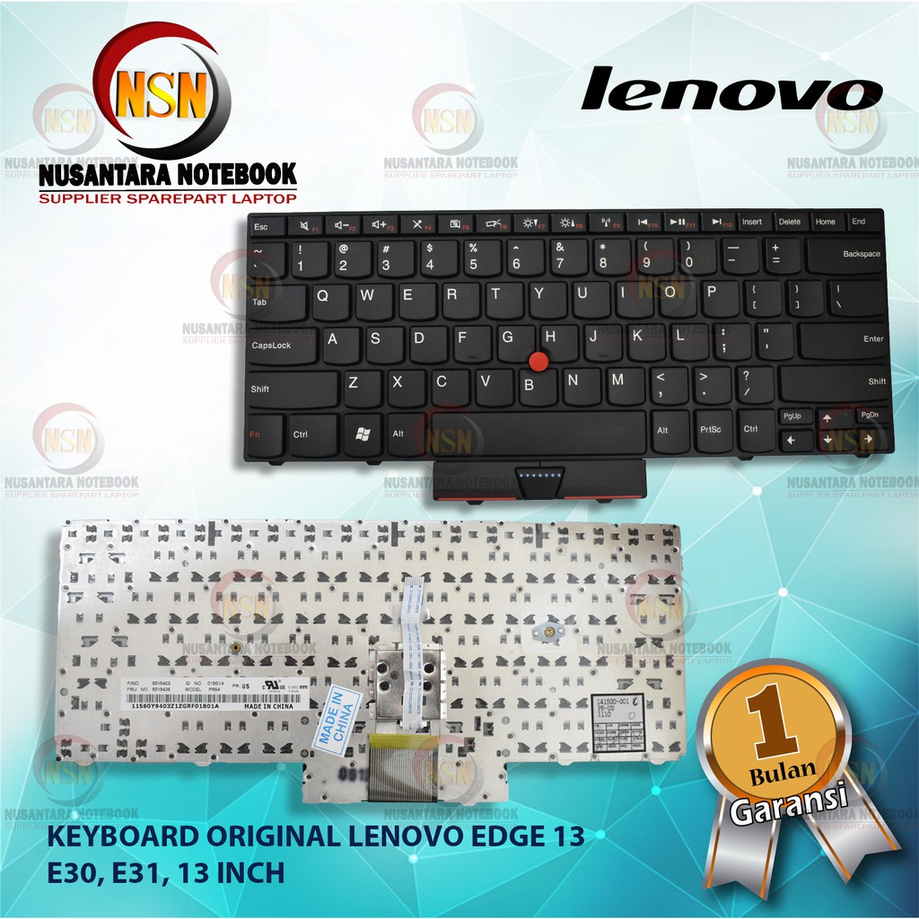 Keyboard Original Lenovo Edge 13 E30, E31, 13 Inch 0196 60Y9403