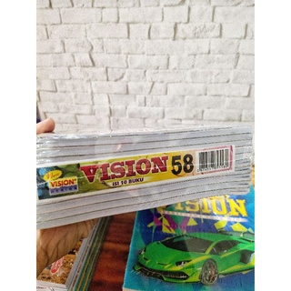 Jual Buku Tulis 58 Lembar Vision (1 Pack) | Shopee Indonesia