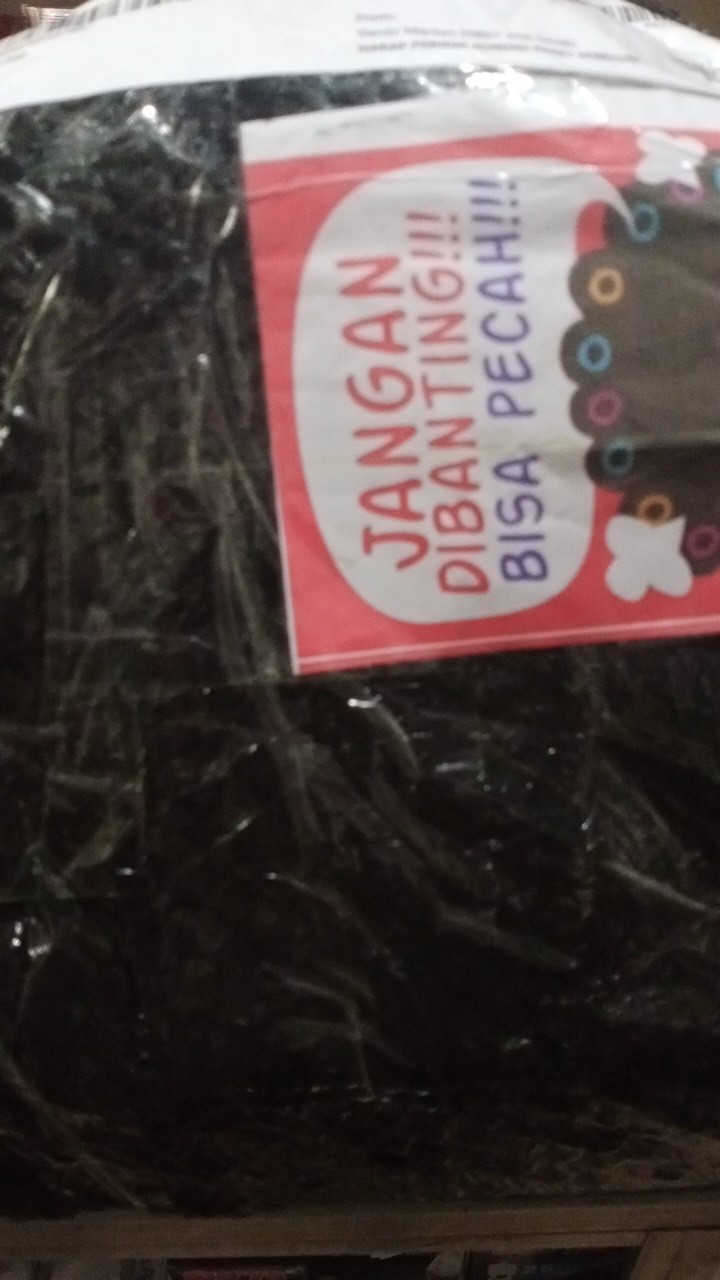 Keranjang Minuman Untuk Isi 12 Gelas Aqua Green - Keranjang Tenteng Aqua Isi 12 Genki Market