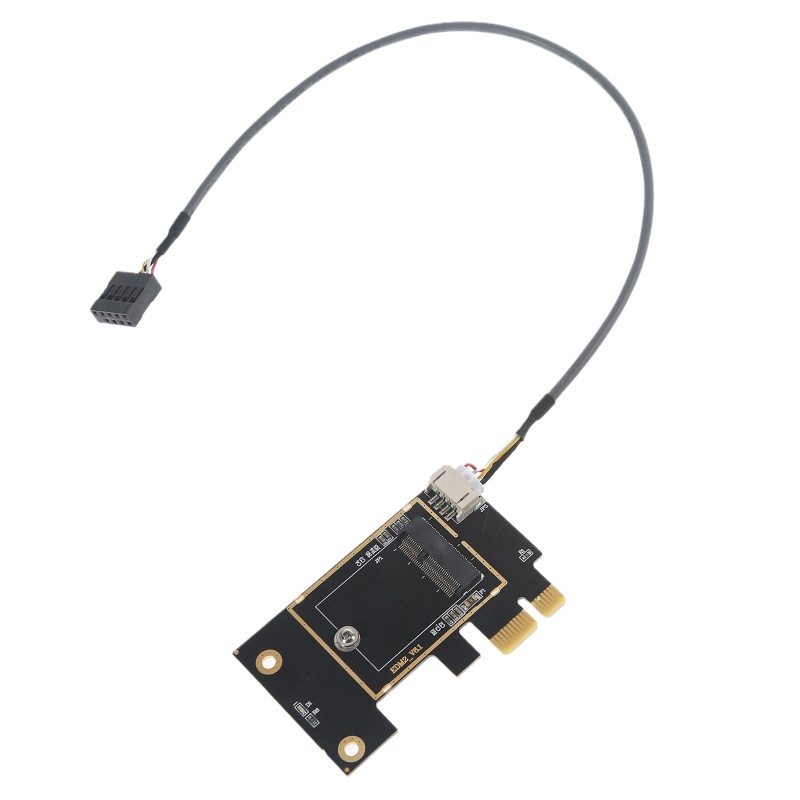 Btsg NGFF Untuk M.2 Ke Desktop PCI-E Wireless Untuk Kartu WiFi M.2 Ke PCIe 1X Adap