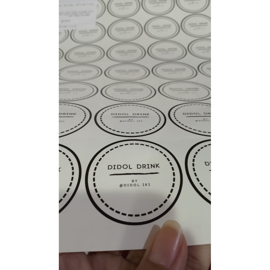 Stiker Label kemasan