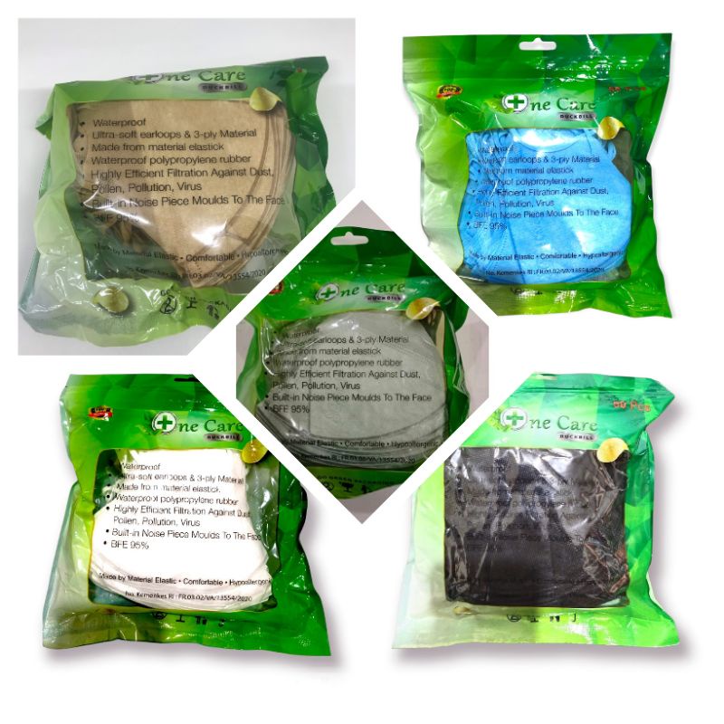 Masker Duckbill Earloop One Care Isi 50pcs