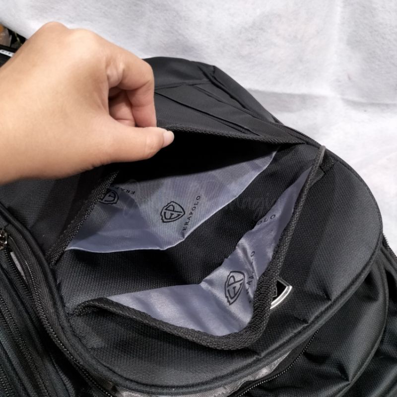 Ransel Laptop Murah 18 Inch Era Polo Expand 9101 Tas Sekolah Kerja Pria Wanita