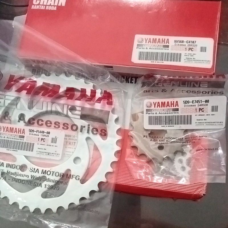 GER SET VEGA ZR YAMAHA ORIGINAL 5D9W001A30