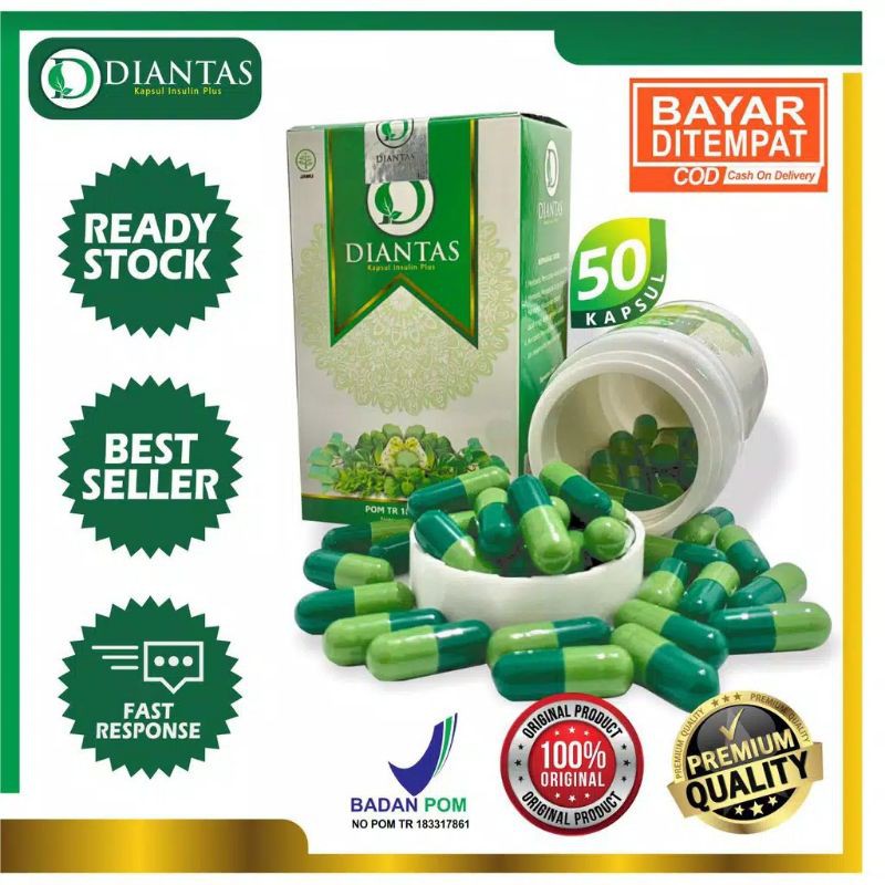 DIABETES TUNTAS ( DIANTAS) /PENURUN GULA DARAH ALAMI/INSULIN PLUS /OBAT HERBAL DIABETES BPOM TERBAIK