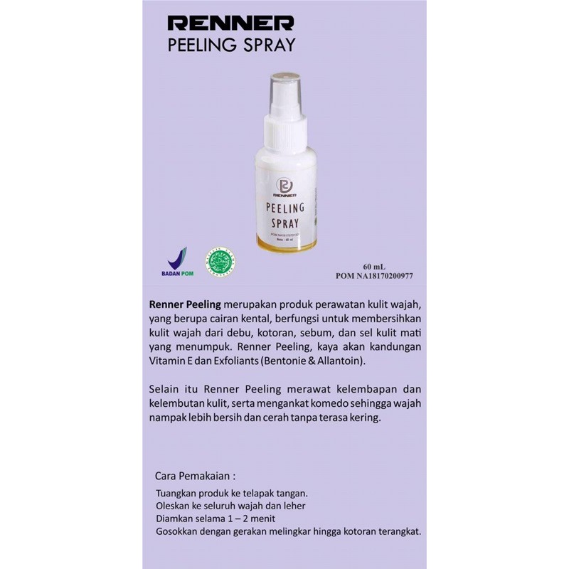 Facial Wash & Peeling Spray RENNER