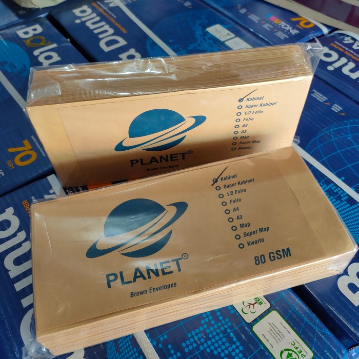 

Dijual Amplop Coklat Kabinet Isi 100 Lembar 80Gsm Diskon