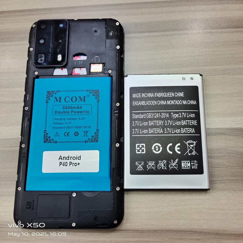 Battery Batre Batere Baterai Double Power Mcom Android P40 Pro Plus