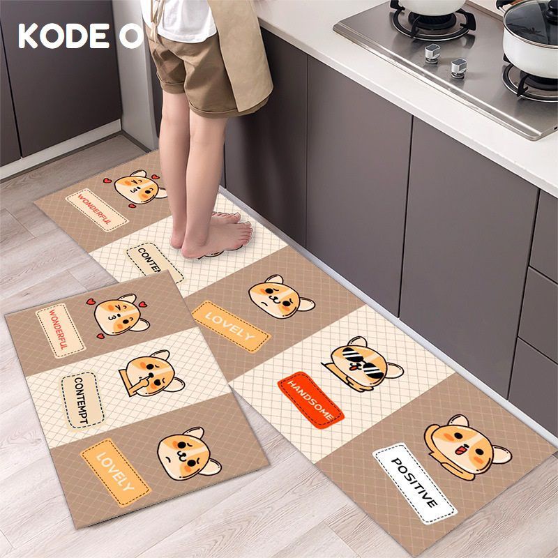 keset 2in1 Import Anti Slip keset Dapur dan kamar murah Higt Quality S2