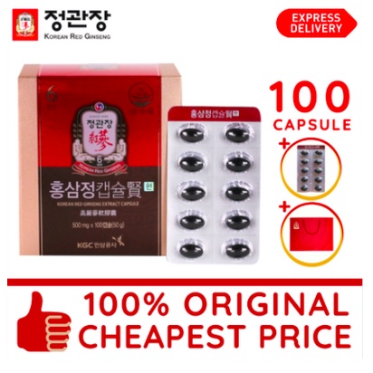 PROMO CHEONG KWAN JANG EXTRACT KAPSUL GOLD 100 CAPS KOREA RED GINSENG