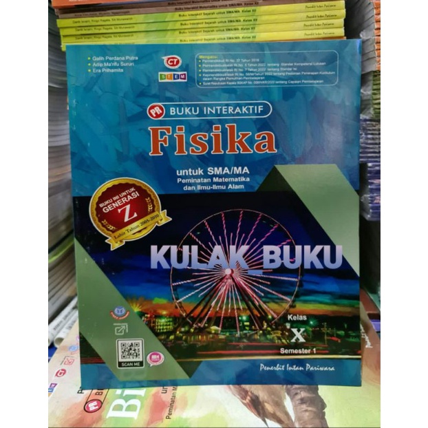 Buku lks pr interaktif fisika kelas X,10 semester 1 tahun 2022 kurikulum merdeka belajar intan pariw