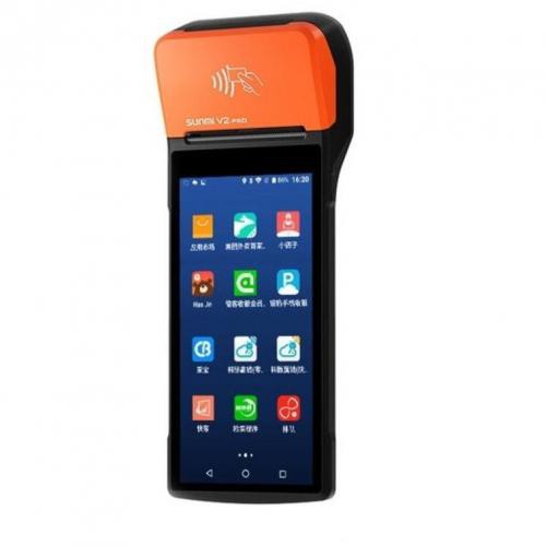 Mesin Kasir Portable Android SUNMI V2 PRO NFC | Scanner | 4G LTE | RAM 2GB | ROM 16GB