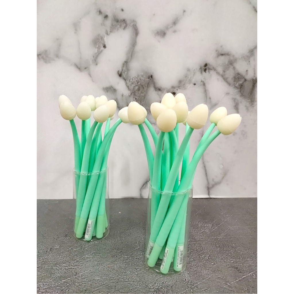 

Gel Pen Silicon Tulip Green / Pulpen Gel Bahan Silicon Bunga Tulip LG-41912
