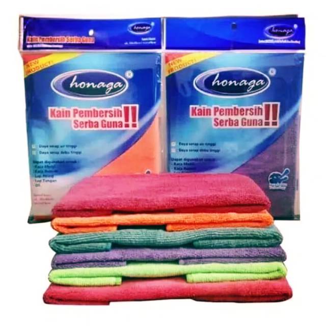  KAIN  LAP  MICROFIBER HONAGA  30 x 30 cm 320 GSM Shopee 