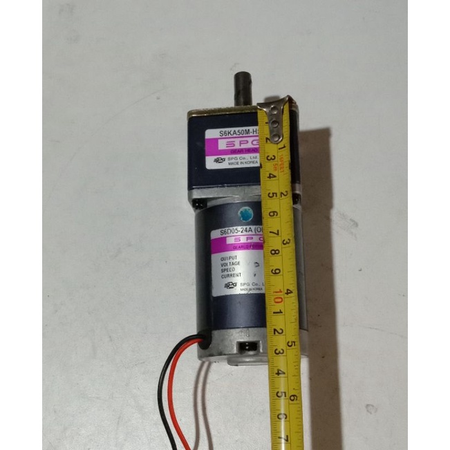 Dc Motor agearbok SPG 24V Ratio 1 : 50