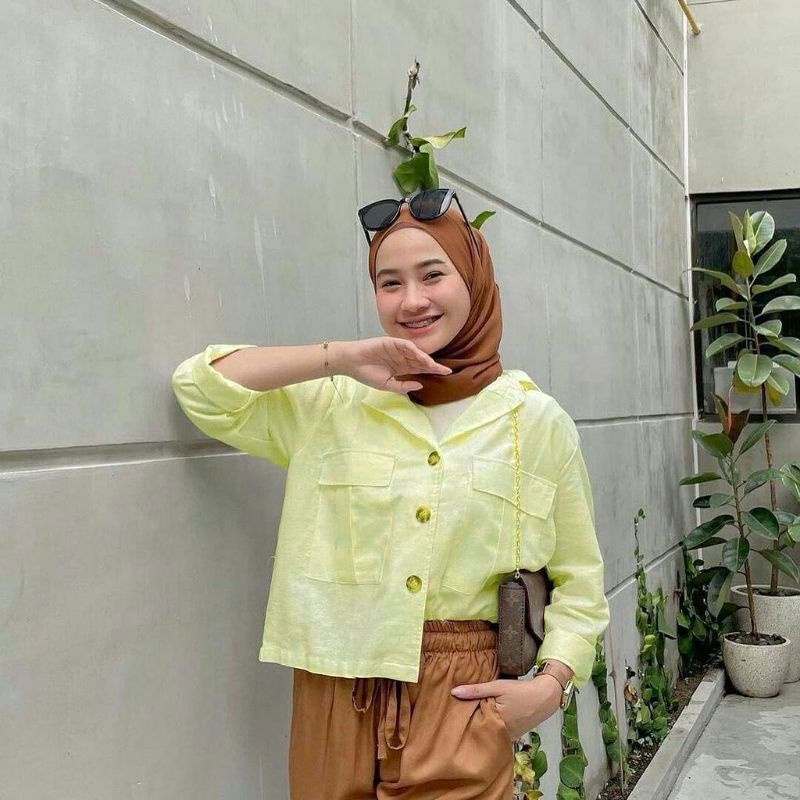 damai fashion jakarta - baju JOZY PARKA outer muslim kekinian - konveksi murah tanah abang