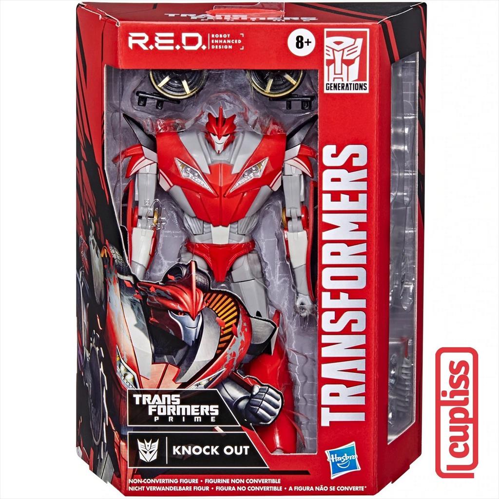 Hasbro Transformers F0744 Prime Knock Out RED R.E.D