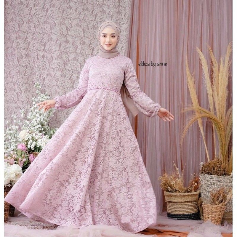 gaun ful burkat ,gaun formal,gaun elegan dan mewah.