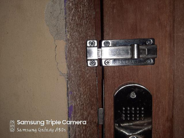 Grendel Slot Pintu Kamar Mandi 3 Inch 8 Cm Stainless Tebal