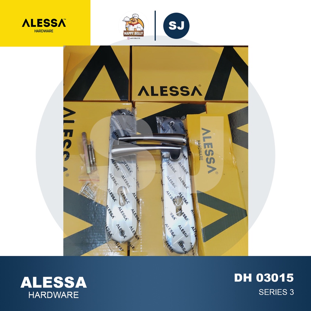 Kunci Pintu Alessa DH-030015 GAGANG PINTU MODERN MINIMALIS