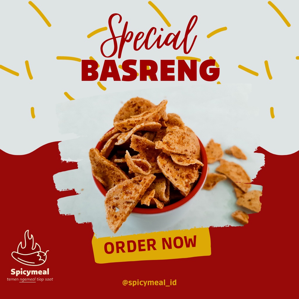 

Basreng / Bakso Goreng Pedas Gurih Daun Jeruk [Spicymeal]
