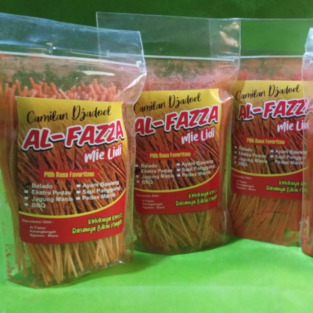 

Mie Lidi / Mie Biting Al Fazza aneka rasa 75gram