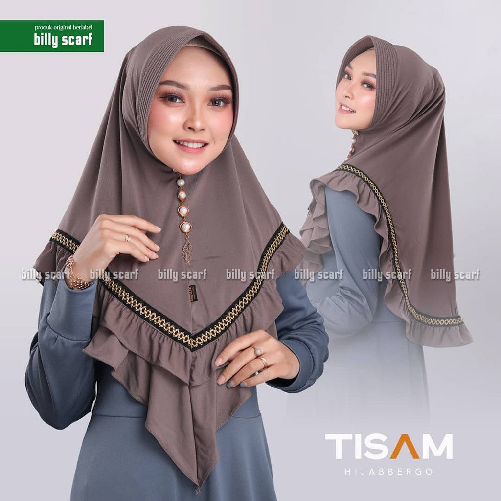 HIJAB INSTANT A ZIG ZAG TISAM ORI DK