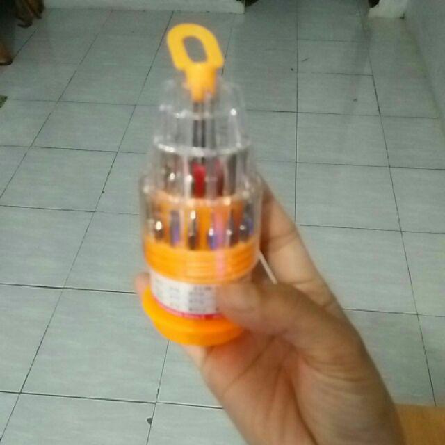 31 In 1 Obeng Service Set Mini Toolkit Dengan Magnet 1 Set Isi 31