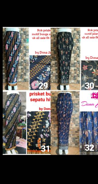 Rok Prisket Motif Terlengkap [ Part 2]/Rok Batik Original/Rokprisket motif baru