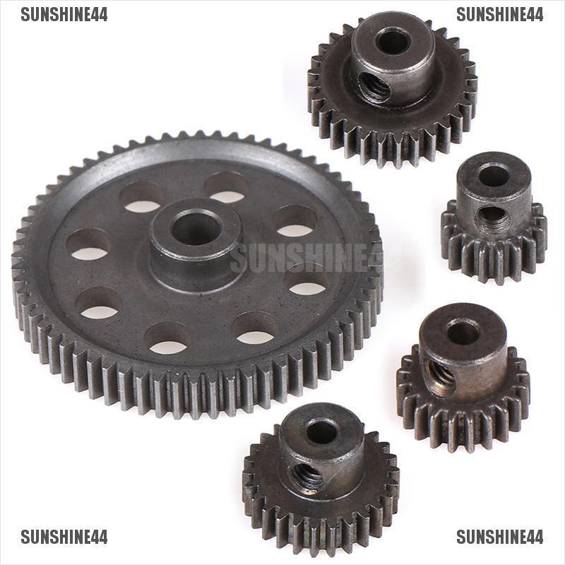 [sun44] HSP Gear Utama Besi Gear 17T / 21T / 26T / 29T / 64T / 64T Warna Pinion