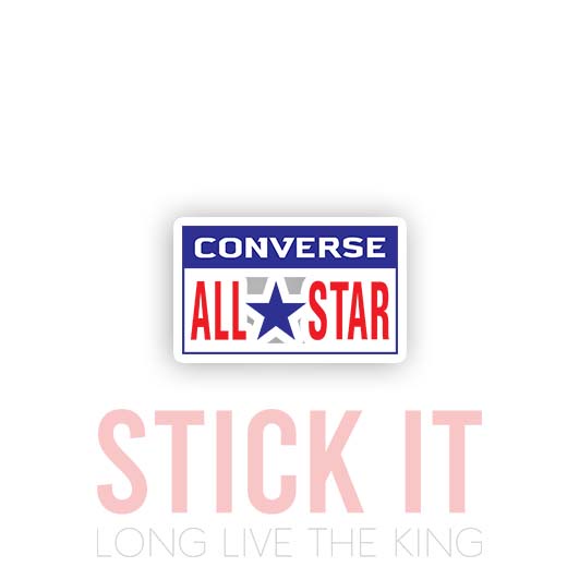 

Stiker converse all star sablon setrika DTF kaos baju sticker fashion 10